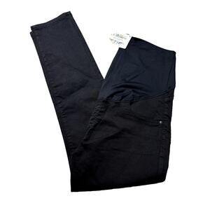 Pacbreeze Maternity Womens 2XL Black Skinny Full Panel Stretchy Casual Pants NWT